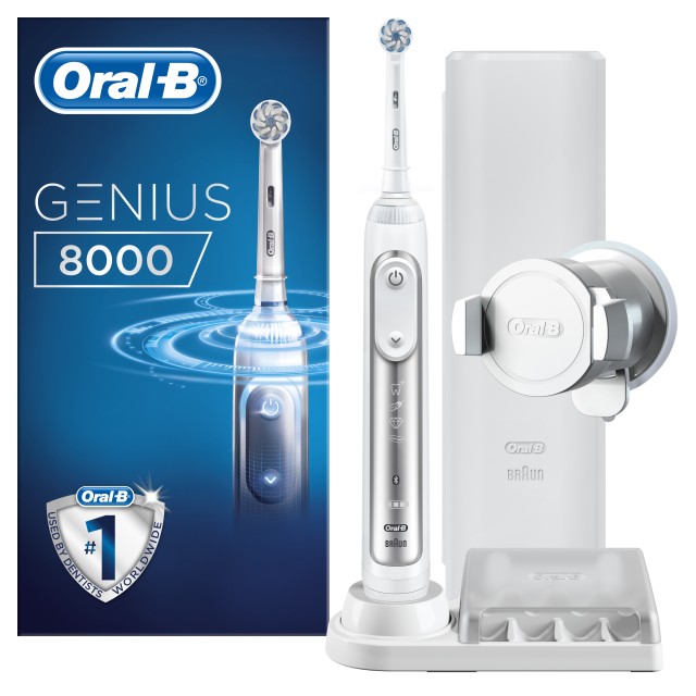 Oral-B Genius 8000 Ηλεκτρική Οδοντόβουρτσα με Bluetooth 1τμχ