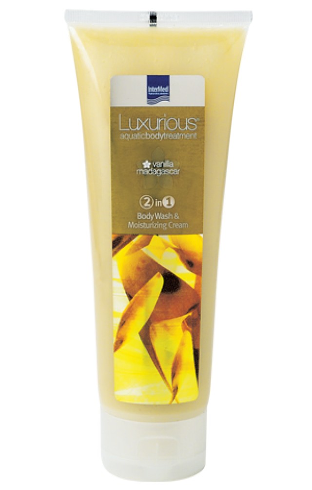 INTERMED Luxurious 2 IN 1 Vanilla Body Wash & Moisturizing Cream 250ml