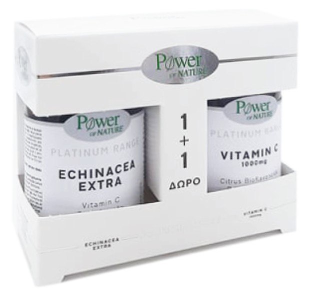 Power Health Set Platinum Range Echinacea Extra 30tabs & Δώρο Vitamin C 1000mg 20tabs