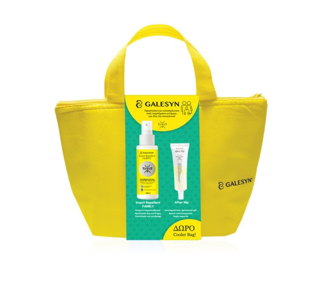Galesyn Set Insect Repellent Family Εντομοαπωθητικό Spray 100ml & After Nip 30ml & Δώρο Cooler Bag