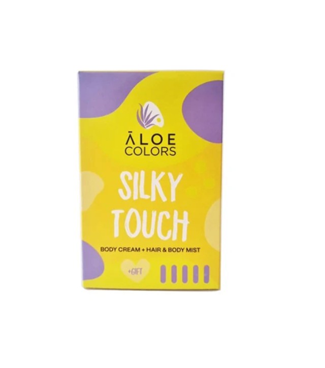 Aloe+ Colors Set Silky Touch Body Cream 100ml + Hair & Body Mist 100ml + Gift
