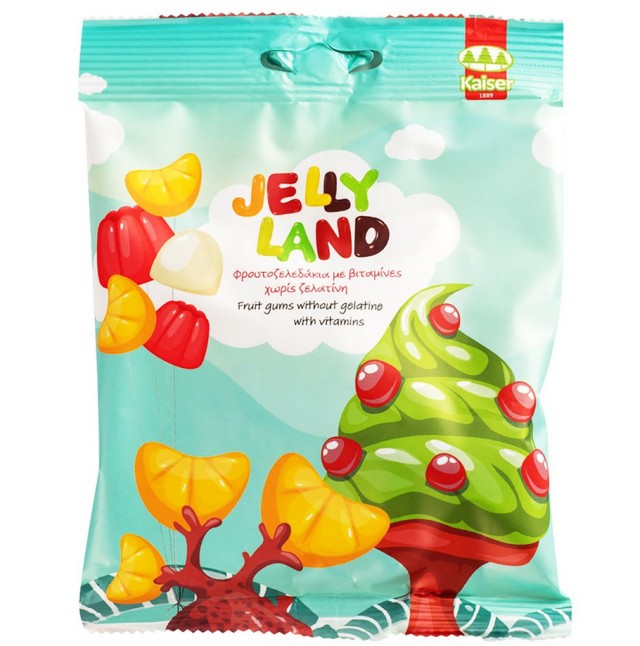 Kaiser Jelly Land Φρουτοζελεδάκια με Βιταμίνες 100gr