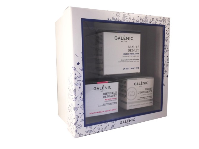 GALENIC GALENIC PROMO PACK BEAUTE DE NUIT Gelee Chrono Active 50ml & Secret d' Excellence La Creme 15ml & Diffuseur de Beaute 15ml