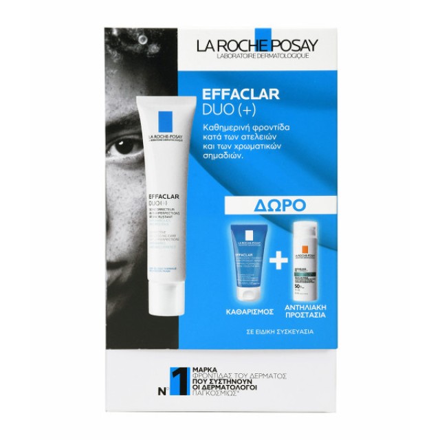 La Roche Posay Set Effaclar Duo (+) 40ml + Δώρο Effaclar Gel 50ml + Anthelios Oil Correct SPF50 3ml