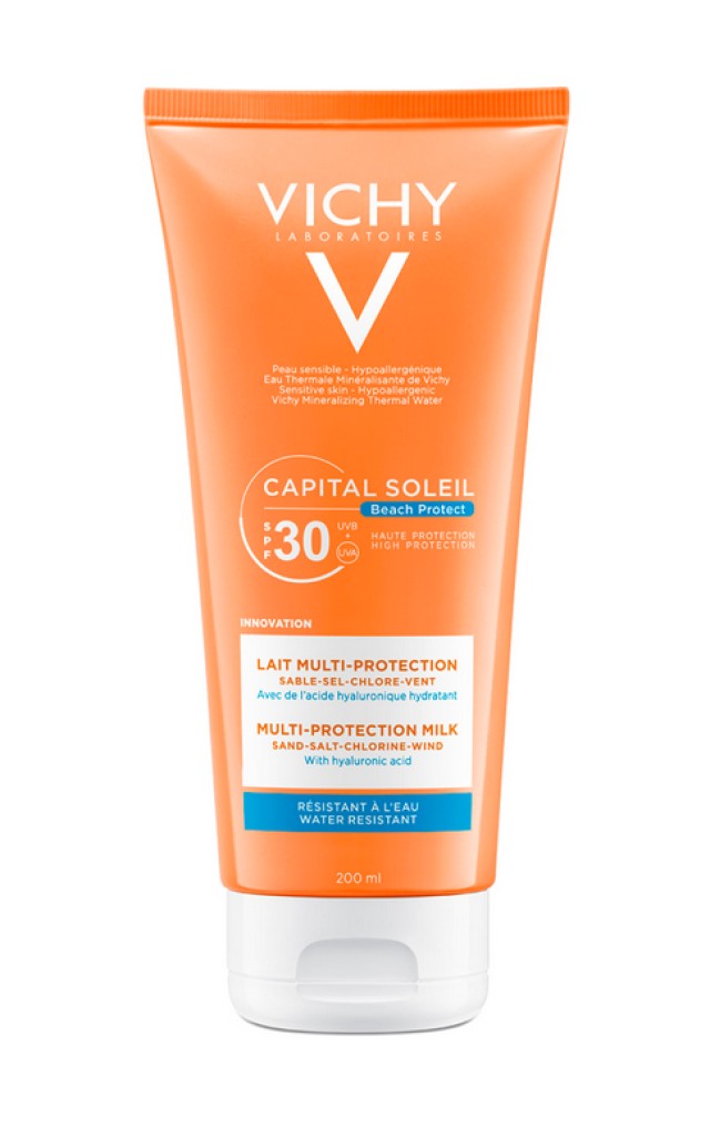 Vichy Capital Soleil Beach Protect SPF30+ Multi-Protection Milk Face & Body 200ml