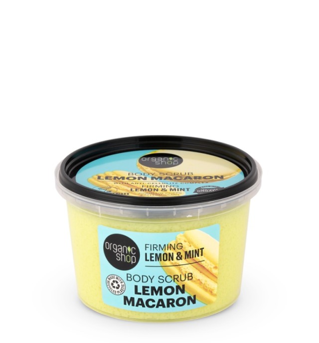 Organic Shop Body Scrub Σύσφιξης με Λεμόνι & Μέντα 250ml