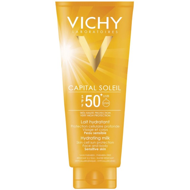 VICHY Ideal Soleil Αντηλιακό Γαλάκτωμα για Πρόσωπο & Σώμα SPF50 300ml