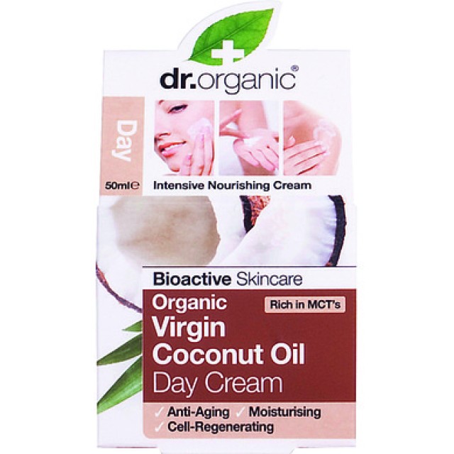 DR.ORGANIC VIRGIN COCONUT OIL DAY CREAM 50ML