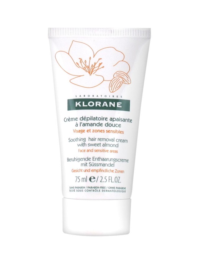 Klorane Creme Depilatoire Apaisante a l'Amande Douce 75ml