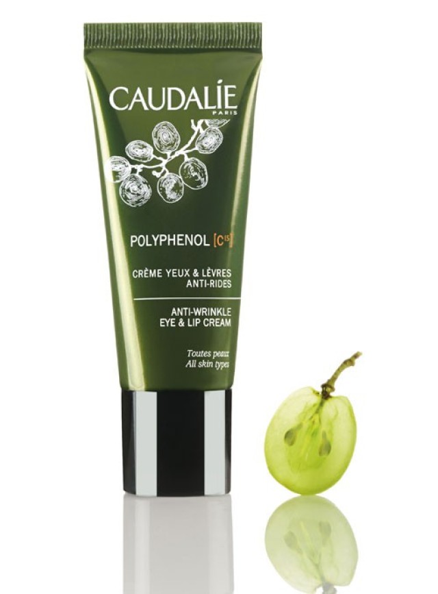 CAUDALIE POLYPHENOL (C15) Anti-Wrinkle Eye & Lip Cream 15ml