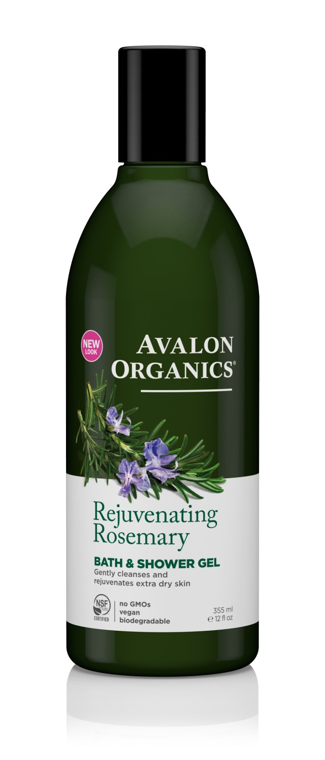 Avalon Organics Rejuvenating Rosemary Bath & Shower Gel 355ml