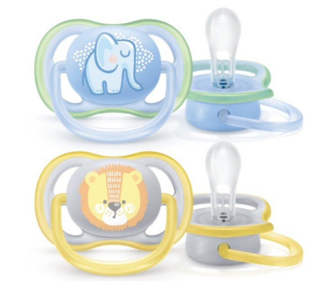 Avent Ultra Air 0-6m SCF085/01 Ορθοδοντική Πιπίλα 2τμχ