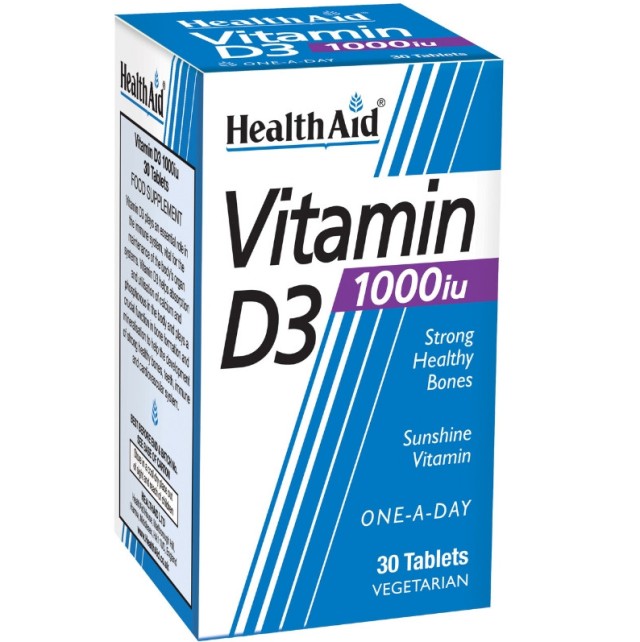 HEALTH AID VITAMIN D3 1000i.u. 30's