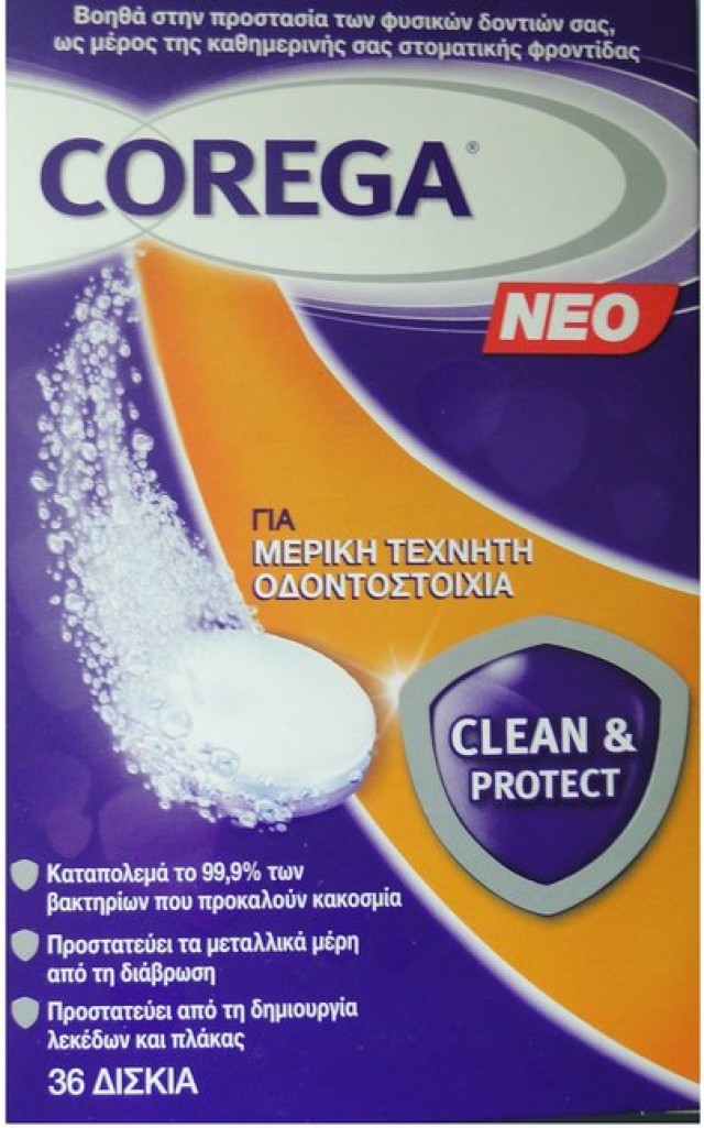 Corega Clean & Protect 36 tabs