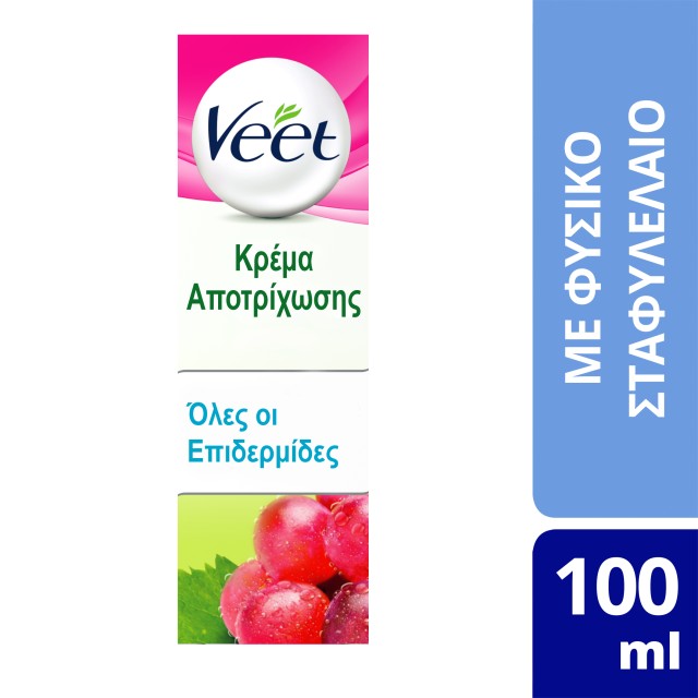 Veet Αποτριχωτική Κρέμα Natural Inspirations για Όλους τους Τύπους Επιδερμίδας 100ml