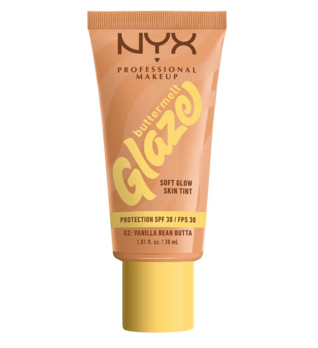 Nyx Professional Makeup Buttermelt Glaze SPF30 02 Vanilla Bean Butta 30ml