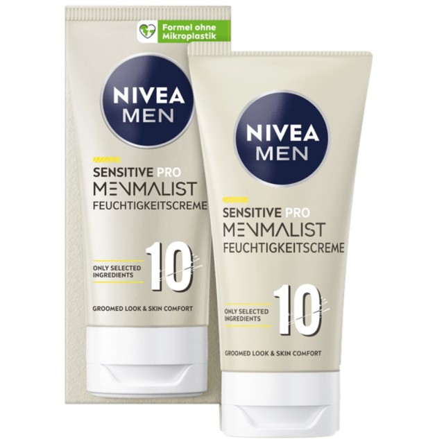 Nivea Men Sensitine Pro Menimalist Face Cream Ενυδατική Κρέμα Προσώπου 75ml