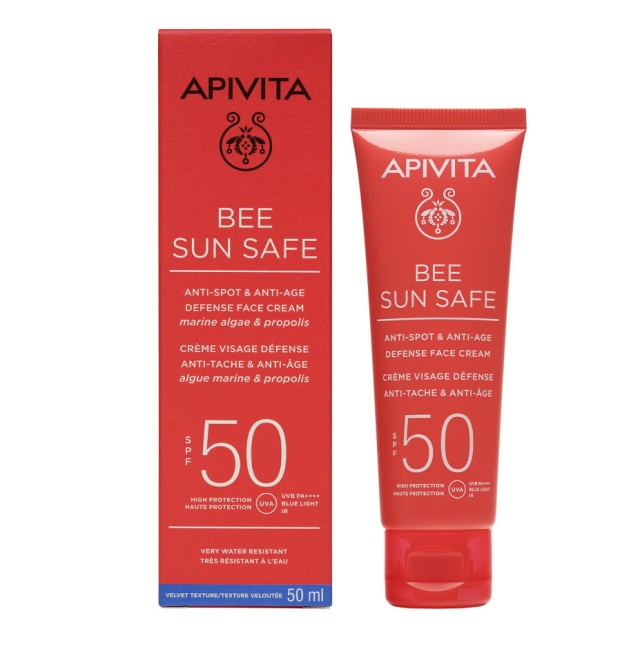 Apivita Bee Sun Safe Anti-Spot & Anti-Age Defense Face Cream SPF50 50ml