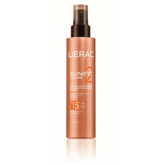 LIERAC SUNIFIC 2 Brume Lacte Irisee Corps SPF15 150ml