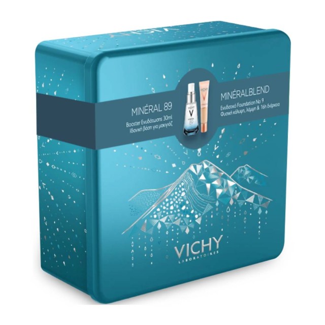 Vichy Promo Box Mineral 89 Booster Ενυδάτωσης 30ml + Vichy Mineral Blend Make-Up Fluid 09 Agate 30ml