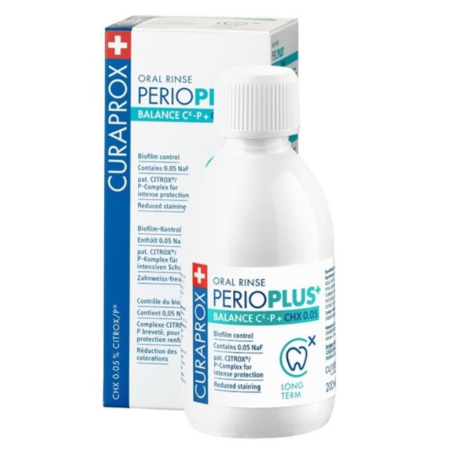 Curaprox Perio Plus Balance CHX 0,05 Στοματικό Διάλυμα 200ml