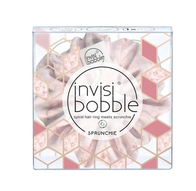 Invisibobble Sprunchie Marblelous Natural Light Pink 1τμχ