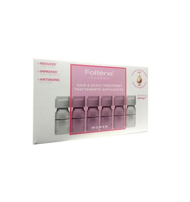 Foltene Women Hair & Scalp Treatment Αγωγή με Αμπούλες Κατά της Γυναικείας Τριχόπτωσης 12 Vials