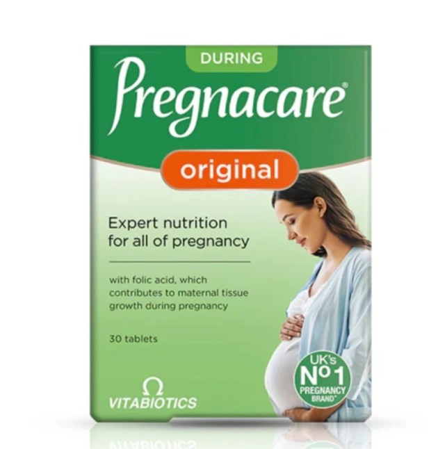 Vitabiotics Pregnacare Original 30Tabs Ολοκληρωμένη σύνθεση από το 1ο τρίμηνο κύησης και μετά