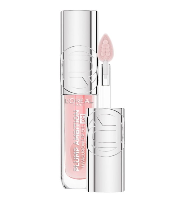 L'oreal Paris Plump Ambition Ph Hyaluron Lip Oil Λάδι Χειλιών 114 Rose 5ml