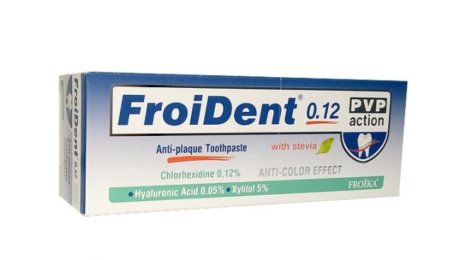 Froika Froident 0.12 PVP Action Toothpaste με Στέβια 75ml