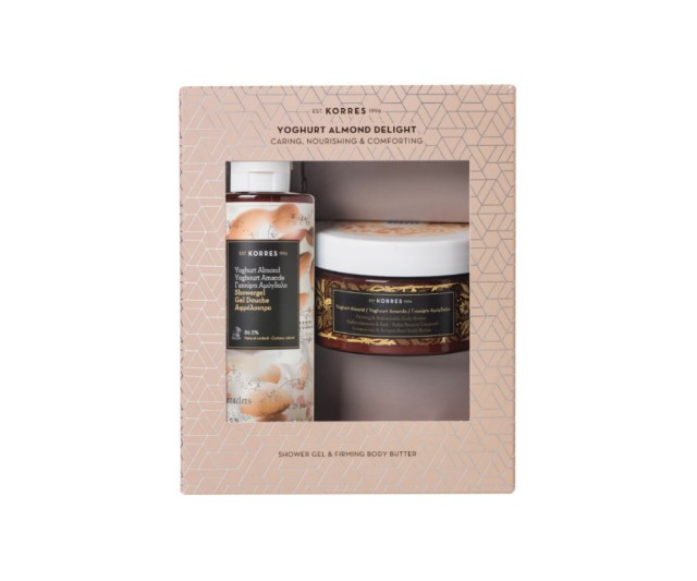 Korres Set Γιαούρτι Αμυγδάλου Body Butter 200ml & Korres Αφρόλουτρο Γιαούρτι Αμυγδάλου 250ml
