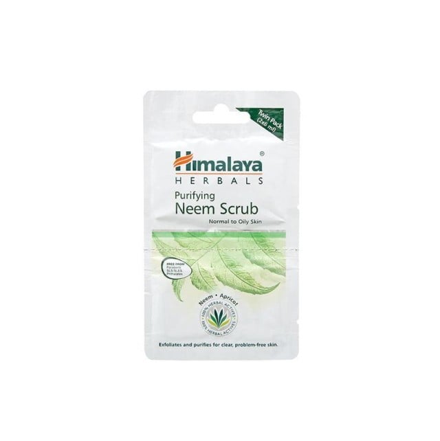 Himalaya Herbals Purifying Neem Scrub Normal to Oily Skin 2x6ml