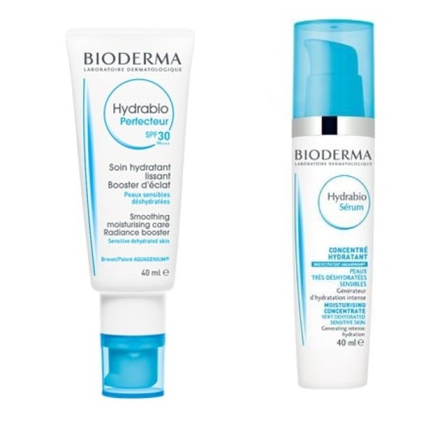 Bioderma Set Hydrabio Perfecteur SPF30 Soin Hydratant Lissant 40ml + Δώρο Hydrabio Serum 40ml