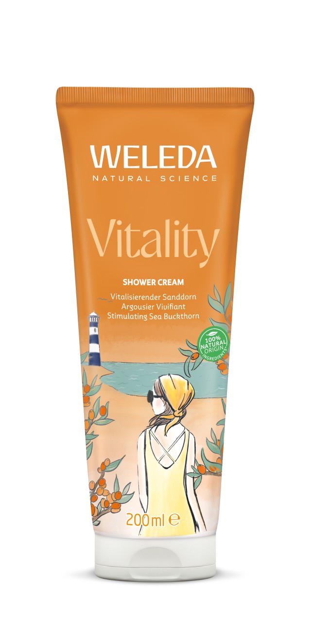Weleda Bio Vitality Creamy Body Wash Κρεμοντούς Ιπποφαές 200ml