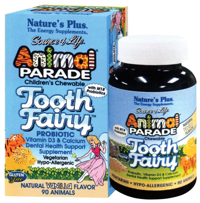 NATURE'S PLUS Animal Parade Tooth Fairy 90μασώμενες ταμπλέτες