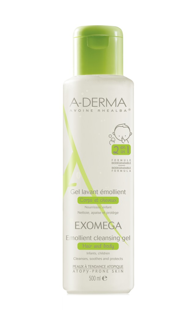 ADERMA EXOMEGA Gel Lavant Emollient 500ml