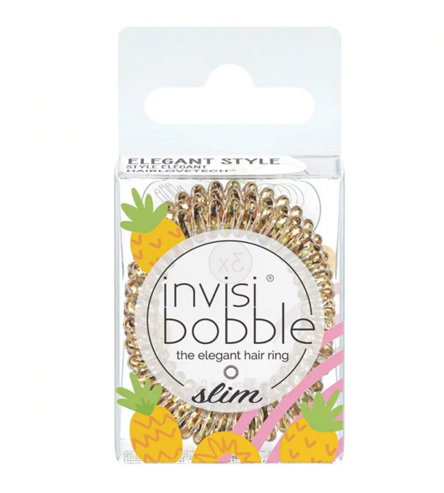 Invisibobble Slim Fruit Fiesta Squeeze the Day 3τμχ