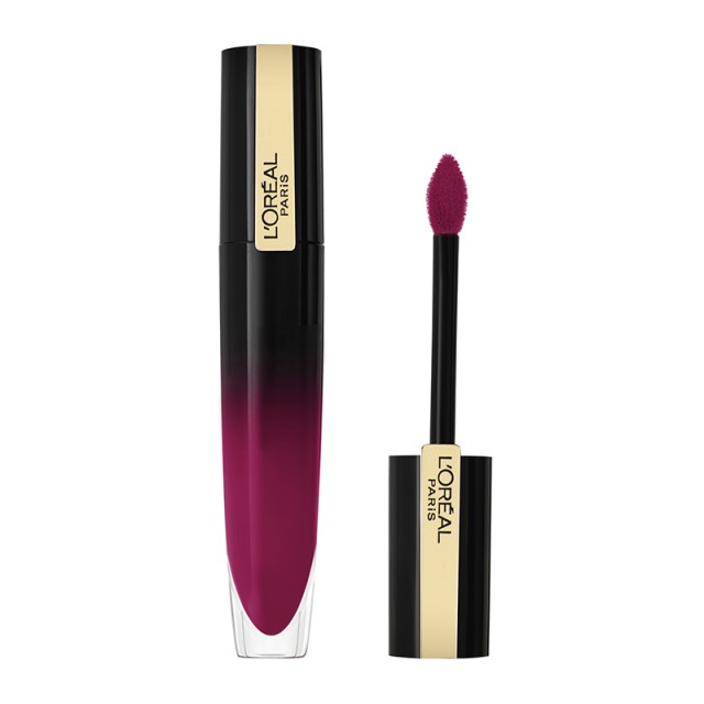 L'Oreal Paris Gloss Rouge Brilliant Signature 313 Be Rebellious Liquid Lip Gloss 6,7ml