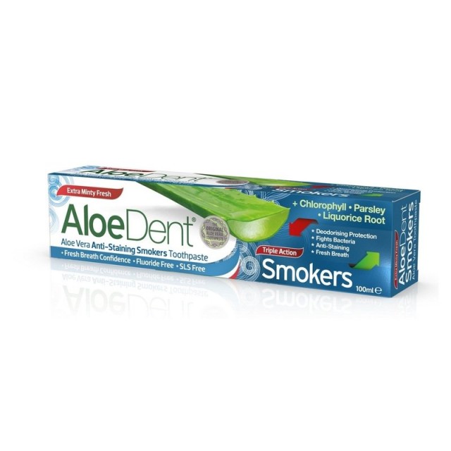 Optima Aloe Dent Triple Action Smokers Toothpaste 100ml