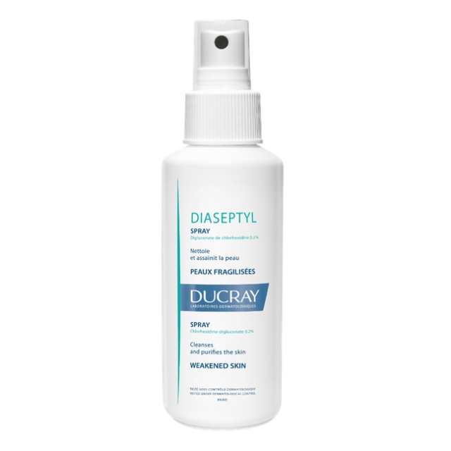 Ducray Diaseptyl Spray Αντισηπτικό διάλυμα σε Σπρέι για Πληγές 125ml