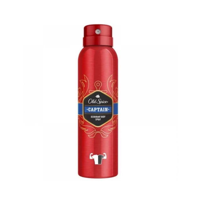 Old Spice Captain Deodorant Spray Αποσμητικό Σπρέι για Άνδρες 150ml