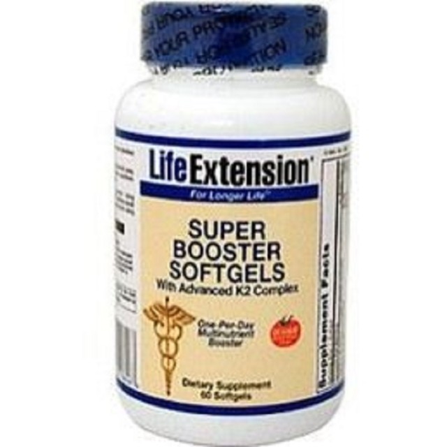 Life Extension Super Booster With K2 60 Softgels
