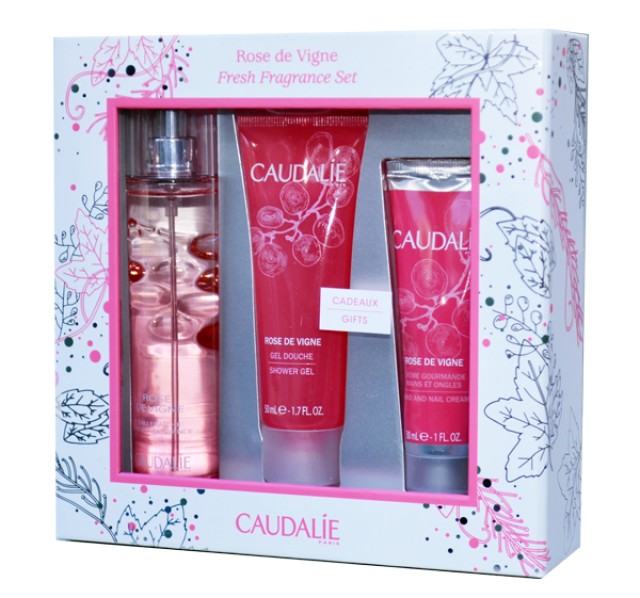 CAUDALIE FRESH FRAGNANCE SET Rose de Vigne