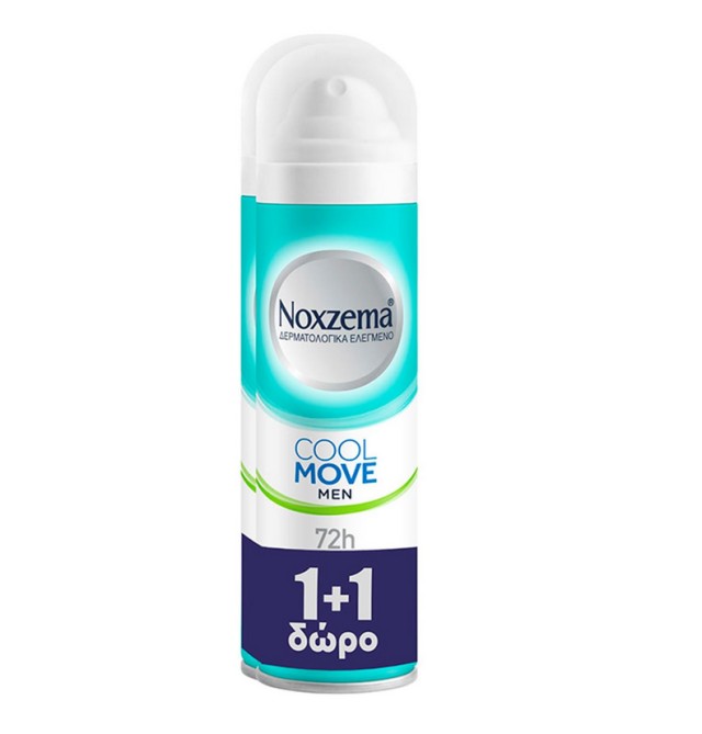 Noxzema Αποσμητικό Men Spray Cool Move 150ml 1+1 ΔΩΡΟ