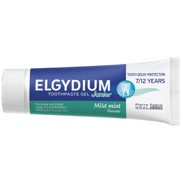 Elgydium Οδοντόπαστα Gel Junior 7/12 Ετών με Ήπια Γεύση Μέντας 50ml