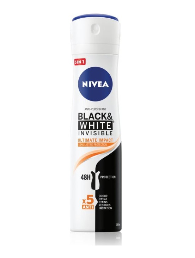 NIVEA Deo Black & White Ultimate Impact Spray Γυναικείο 150ml  NEO