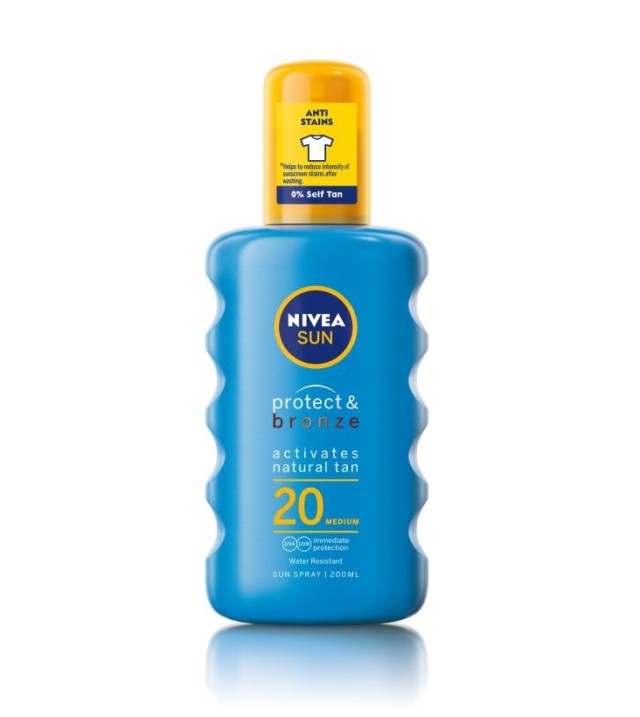 NIVEA SUN Protect & Bronze Spray SPF 20, 200ml