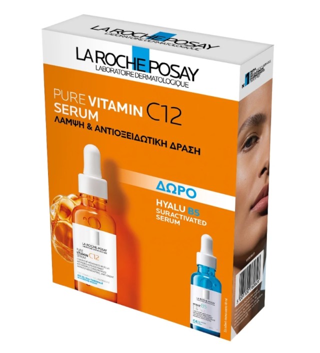 La Roche Posay Set Pure Vitamin C12 Serum 30ml & Δώρο Suractivated Hyalu B5 10ml