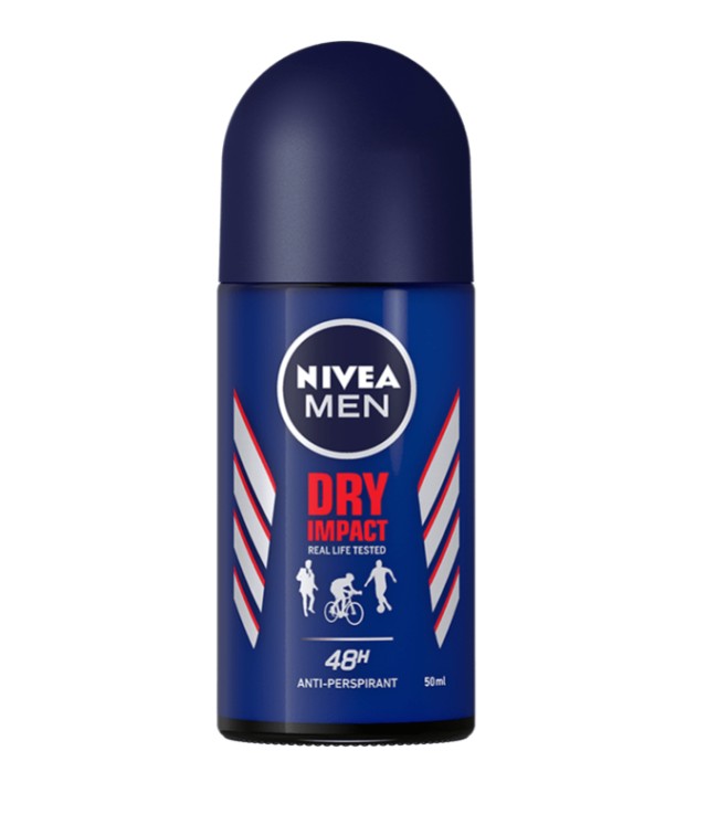 NIVEA  MEN Deo Dry Impact Roll-on Ανδρικό 50ml