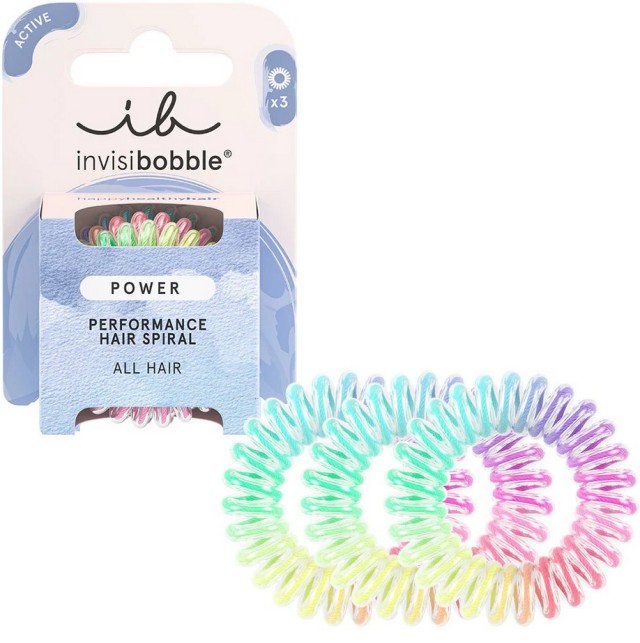 Invisibobble Power Magic Rainbow (CB) Λαστιχάκια Μαλλιών 3τμχ